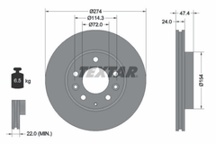 2x Bremsscheibe Vorderachse für ISUZU MAZDA IMPULSE 6 Stufenheck Hatchback 323