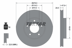 2x Bremsscheibe Vorderachse für FORD MAZDA MAVERICK TRIBUTE
