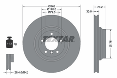 2x Bremsscheibe Vorderachse für BMW 3 Touring Coupe Cabriolet X1