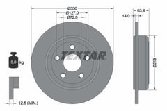 2x Bremsscheibe Hinterachse für DODGE JEEP DURANGO GRAND CHEROKEE IV VAN