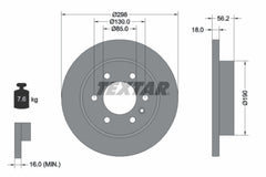 2x Bremsscheibe Hinterachse für MERCEDES-BENZ SPRINTER 3,5-t