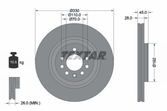 2x Bremsscheibe Vorderachse für OPEL CORSA E