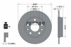 2x Bremsscheibe Hinterachse für RENAULT ZOE Kasten/Schrägheck
