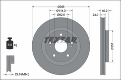 2x Bremsscheibe Vorderachse für SUZUKI SWIFT V