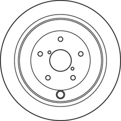 2x Bremsscheibe Hinterachse für SUBARU TRIBECA