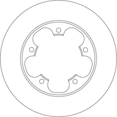 2x Bremsscheibe Hinterachse für FORD TRANSIT V363 Kasten Pritsche/Fahrgestell