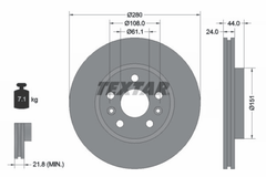 2x Bremsscheibe Vorderachse für RENAULT KANGOO / GRAND II MEGANE Stufenheck