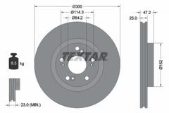 2x Bremsscheibe Vorderachse für HONDA ACCORD VII Tourer