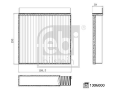 Filter Innenraumluft für MG ZS SUV