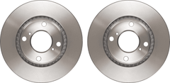 2x Bremsscheibe Vorderachse für NISSAN SUZUKI PIXO ALTO VII