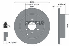 2x Bremsscheibe Hinterachse für NISSAN NAVARA NP300 PATHFINDER III VAN