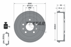 2x Bremstrommel Hinterachse für NISSAN RENAULT DACIA JUKE DUSTER Kasten/SUV