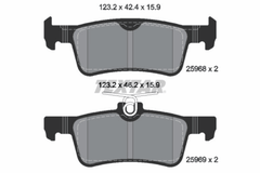 Bremsbelagsatz Scheibenbremse Hinterachse für PEUGEOT 308 SW II Kasten/Kombi