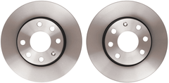 2x Bremsscheibe Vorderachse für OPEL CHEVROLET DAEWOO ASCONA C CC ASTRA F