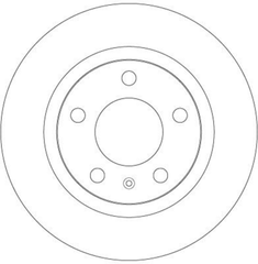 2x Bremsscheibe Hinterachse für OPEL ADAM CORSA D E Kasten/Schrägheck