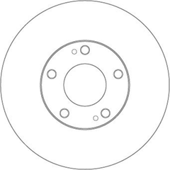 2x Bremsscheibe Vorderachse für MITSUBISHI 3000 GT Coupe ECLIPSE Cabriolet FTO