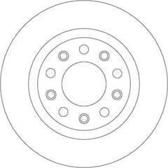 2x Bremsscheibe Hinterachse für ALFA ROMEO GIULIETTA Kasten/Schrägheck