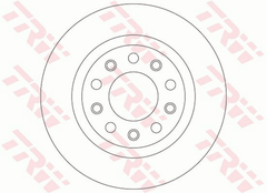 2x Bremsscheibe Hinterachse für ALFA ROMEO GIULIETTA Kasten/Schrägheck