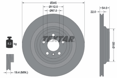 2x Bremsscheibe Hinterachse für MERCEDES-BENZ GL-KLASSE GLE Coupe GLS M-KLASSE