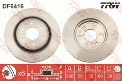2x Bremsscheibe Vorderachse für NISSAN NAVARA NP300 PATHFINDER III
