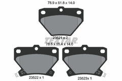Bremsbelagsatz Scheibenbremse Hinterachse für TOYOTA CELICA Coupe COROLLA Verso