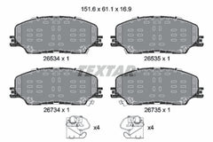 Bremsbelagsatz Scheibenbremse Vorderachse für ISUZU D-MAX II