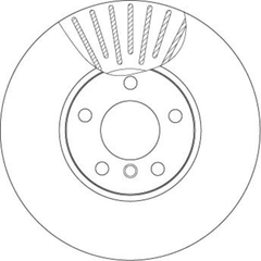 2x Bremsscheibe Vorderachse für BMW X5 X6