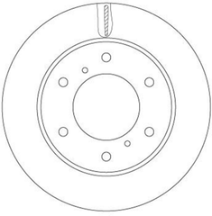 2x Bremsscheibe Vorderachse für MITSUBISHI FIAT L200 / TRITON