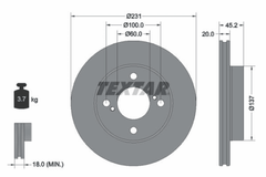 2x Bremsscheibe Vorderachse für SUZUKI IGNIS III