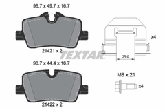 Bremsbelagsatz Scheibenbremse Hinterachse für BMW 2 Coupe 3 Touring 4 Gran
