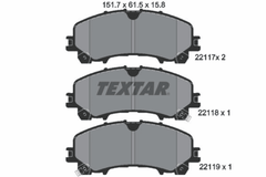Bremsbelagsatz Scheibenbremse Vorderachse für NISSAN RENAULT INFINITI X-TRAIL