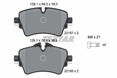 Bremsbelagsatz Scheibenbremse Vorderachse für BMW MINI 2 Active Tourer Gran X1