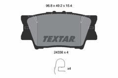 Bremsbelagsatz Scheibenbremse Hinterachse für TOYOTA LEXUS AURION AVALON