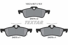Bremsbelagsatz Scheibenbremse Hinterachse für TOYOTA DAIHATSU YARIS