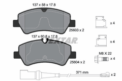 Bremsbelagsatz Scheibenbremse Hinterachse für FORD TRANSIT V363 Kasten