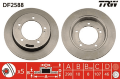 2x Bremsscheibe Vorderachse für SUZUKI JIMNY Geländewagen offen geschlossen