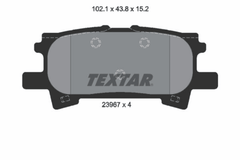 Bremsbelagsatz Scheibenbremse Hinterachse für TOYOTA LEXUS HIGHLANDER / KLUGER