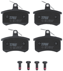 Bremsbelagsatz Scheibenbremse Hinterachse für AUDI 80 B2 Stufenheck B3 B4 Avant