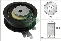 Spannrolle Zahnriemen für AUDI FORD SEAT SKODA VW A1 City Carver Sportback A3