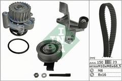 Wasserpumpe + Zahnriemensatz für AUDI SEAT SKODA VW A4 B5 Avant B6 Cabriolet B7