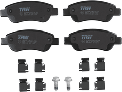 Bremsbelagsatz Scheibenbremse Vorderachse für CITROËN PEUGEOT TOYOTA C1 II 107