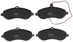 Bremsbelagsatz Scheibenbremse Vorderachse für CITROËN FIAT PEUGEOT TOYOTA JUMPY