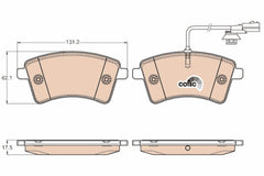 Bremsbelagsatz Scheibenbremse Vorderachse für RENAULT KANGOO Rapid / GRAND II
