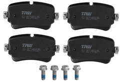 Bremsbelagsatz Scheibenbremse Hinterachse für AUDI VW A8 D5 E-TRON Sportback Q7