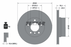 2x Bremsscheibe Hinterachse für BMW 1 Coupe Cabriolet