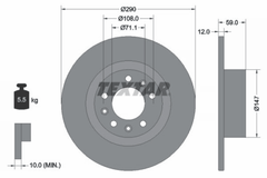 2x Bremsscheibe Hinterachse für PEUGEOT 508 SW I