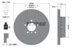 2x Bremsscheibe Vorderachse für BMW Z4 Roadster