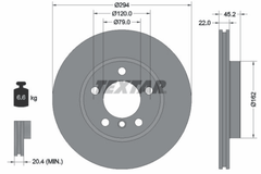 2x Bremsscheibe Vorderachse für MINI COUNTRYMAN PACEMAN