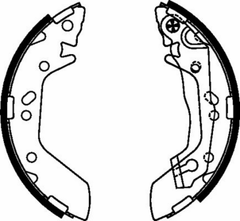 Bremsbackensatz Hinterachse für HYUNDAI ACCENT II Stufenheck