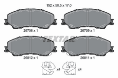 Bremsbelagsatz Scheibenbremse Vorderachse für ISUZU D-MAX III